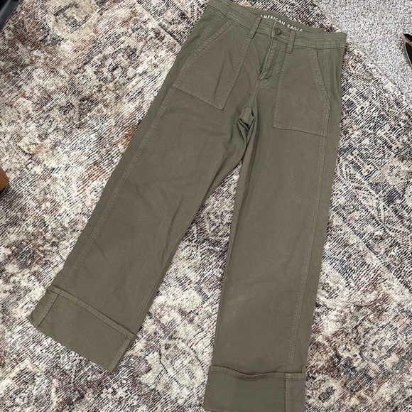 American Eagle Outfitters Pants - American Eagle Outfitters Green Cargo Pants